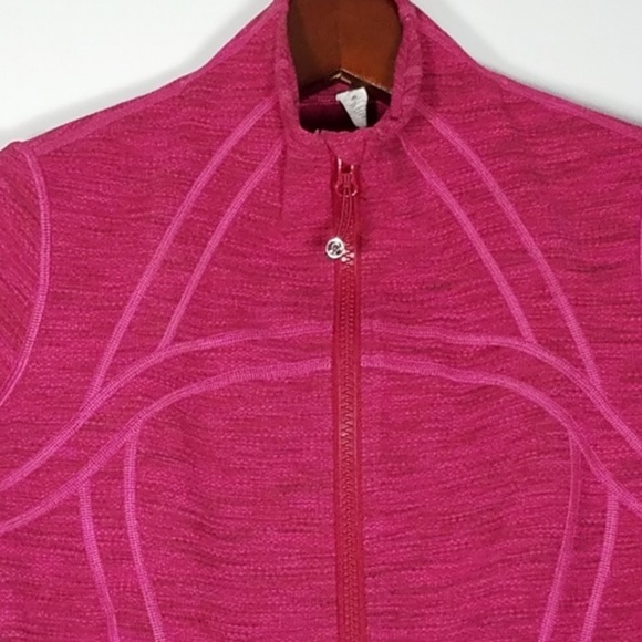 Lululemon Define Jacket 10 Jacquard Berry Magenta - Picture 5 of 8
